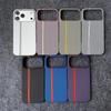 Luxury Business Kevlar Race Track Stitching Pattern Magnetic Case For IPhone 17 Pro Max 16 15 14 Plus 13 12 Slim Frameless Cover