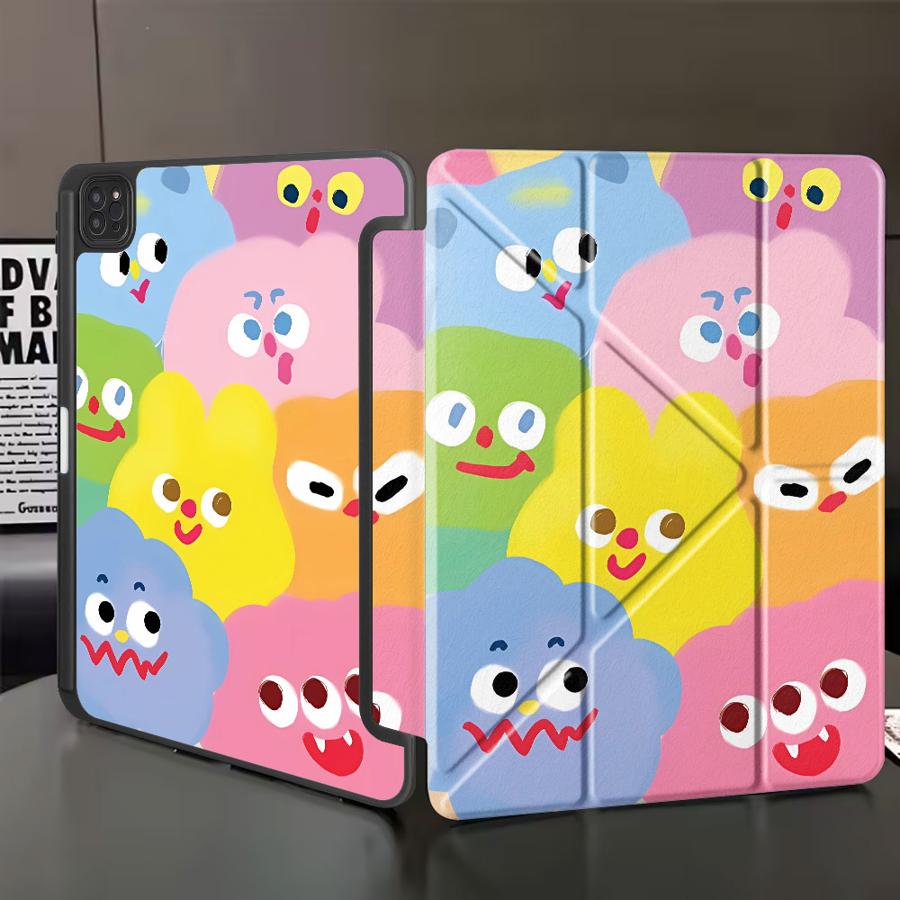 

Чехол-подставка для планшета iPad Pro 2025 Air 4 5 M3 M2 1 2 M4 11 дюймов Pro 11-го 10-го 9-го 8-го 7-го 12,9 дюйма Mini 6 7 Милые Облака iPad Mini 6 8.3