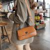 2025 Summer Women's Genuine Leather Saddle Bag - Large Capacity Crossbody and Fashionable Shoulder Bag