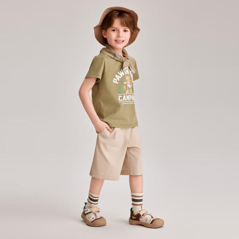 PawinPaw Unisex Kids Cartoon Bear Short Sleeve T-Shirt 110 cm