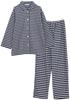Kaitak Family: Made In Japan by Japanese Craftsmen, Women's Cotton Blanket Shirt Pajamas, Long Sleeve, 100% Cotton, Check Pattern, Spring, Autumn, Win