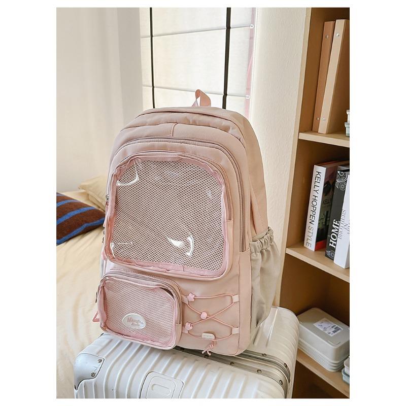 High value, fresh, sweet and cute star backpack, lightweight and simple backpack for junior high school students