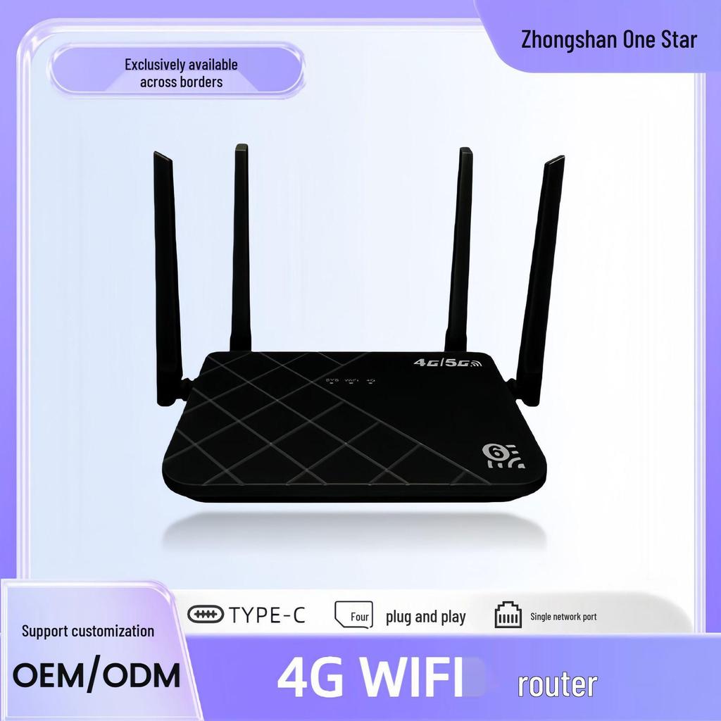 4G WiFi6 Router with SIM, 300Mbps, Single Ethernet Port - Malaysia, Myanmar, Vietnam CPE108.