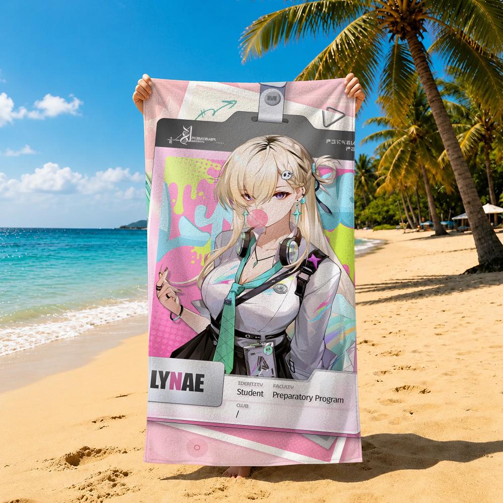 Game Lynae Towel Towel Soft Pool Gift For Travel Gym Shower Cool Camping Quick Dry Sports Large Beach Towel