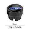 BBBB6 Car Cigarette Lighter Cover Dust Cover Accessories For Ford S MAX Ranger Focus Fiesta Mondeo Kuga Mustang Escort KA Ranger C-Max