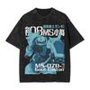 T-shirt Imprimé Graphique Anime RX Gundam Hommes et Femmes T-shirt Lavé Haute Qualité Coton Vintage Harajuku Haut