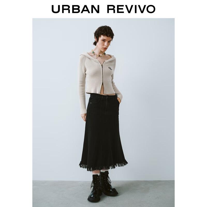 UR Women's Embroidered Cotton Knit Cardigan