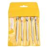 5pc Precision Screwdriver Slotted 0.8/1.0/1.2/1.4/1.6 Mm Steel For Watchmaker Jewelry Repairer Electronics Hand Tool Repair Tool