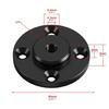 Mehrzweck-Aluminiumlegierung 1/4-Zoll-Schraubadapter Befestigungsbasis für die Montage von Stativen, Tablet-Ständern und Studiobeleuchtung