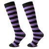 Elastic Stripes Thigh Socks For Women Breathable Long Stripes Socks Practical Overknee Stockings Casual Outfit Essential