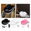 Rhinestones Tassels Hat Bandana glasses Stylh Summer Protection for Costume Outdoor