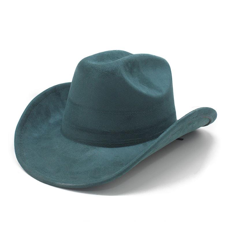 Traditional Style Wool Felt Cowboy Hat With Wide Brim For Men And Women