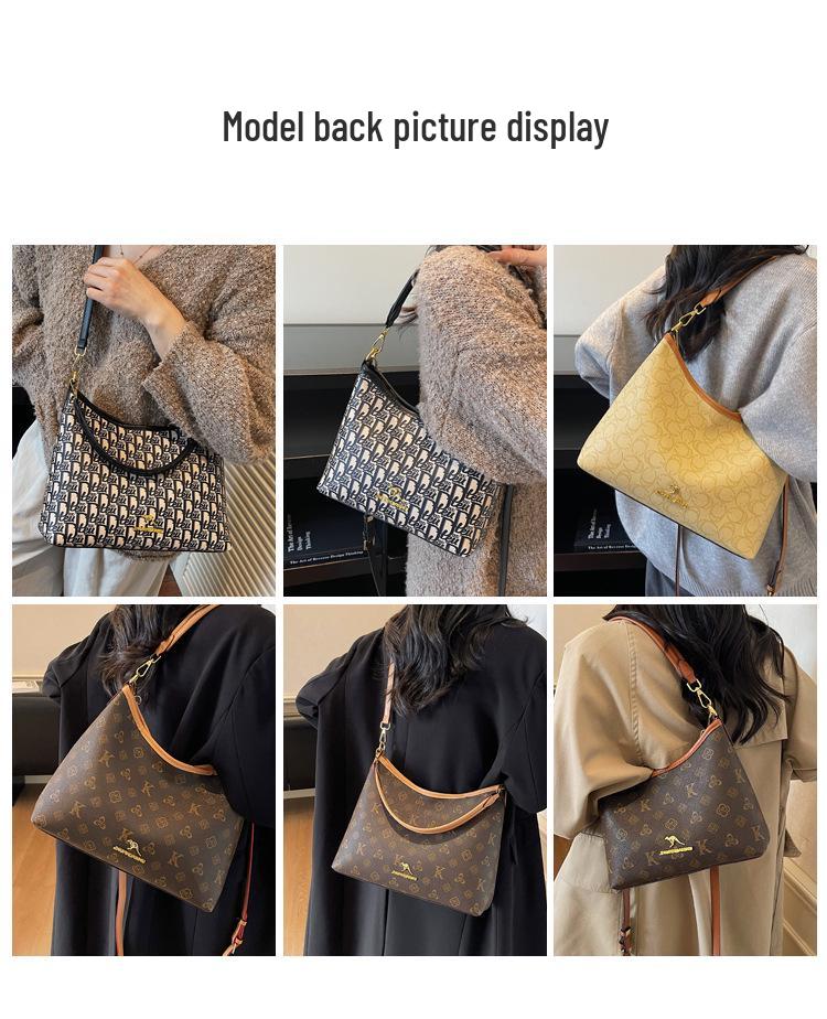 High-End Versatile Large Capacity Tote Bag: Luxury Shoulder/Crossbody Commuter Bag for Women