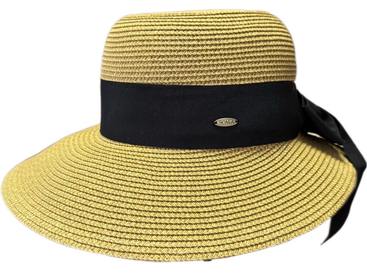 

American Straw Sun Hat with Exquisite Bow, UPF 50+ Protection - Perfect for Outdoor Travel and Beach горчичный/жёлтый