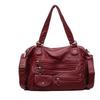 Borsa da moto, Grande capacità, Retro, Stile neutro, Borsa a spalla singola Hot Girl, Borsa da donna