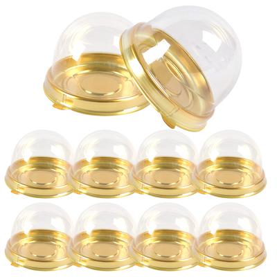 10/20 Stücke Mini Dessert Kuchen Box Container Muffin Cupcake Verpackung Boxen mit Kuppel Hochzeit Geburtstag Party Supplies Weihnachtsgeschenk