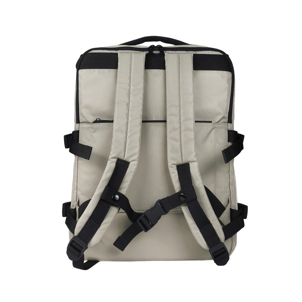 Day Business Business Simple [Universal Overalls] Backpack, Rucksack, Bag, Backpack, Bag, Expandable, Trip, Work, Logo, Logo, (OS,BEG)