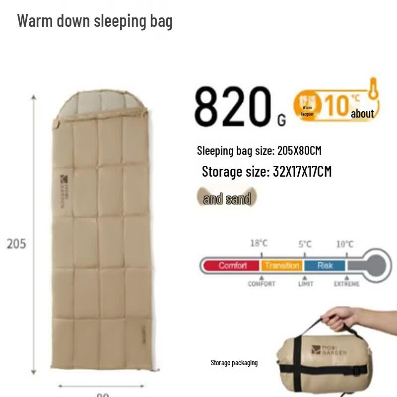 Mobigarden Arctic Deer Warm Down Sleeping Bag