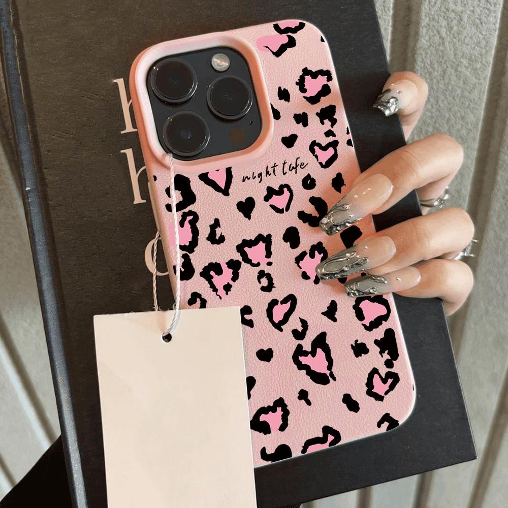HOT Luxury Leopard Print Cool Lichee Leather Pattern Phone Case For Redmi A5 A3 A1 14C 13 12 12C 10 9 9A 9T 9C 8 K60 Ultra