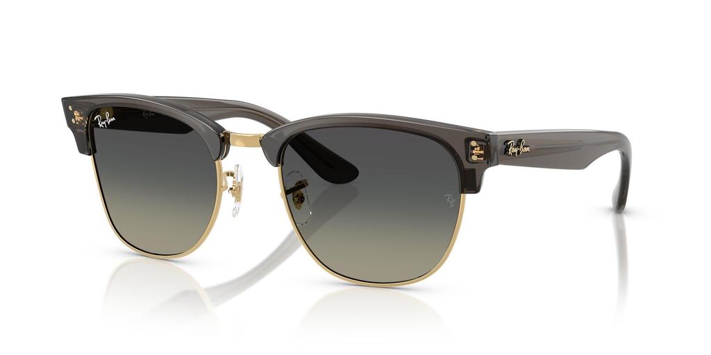 CLUBMASTER REVERSE TRANSPARENT DARK GREY 54mm 0RBR0504S ON GOLD GREY GRADIENT sunglasses Ray-Ban