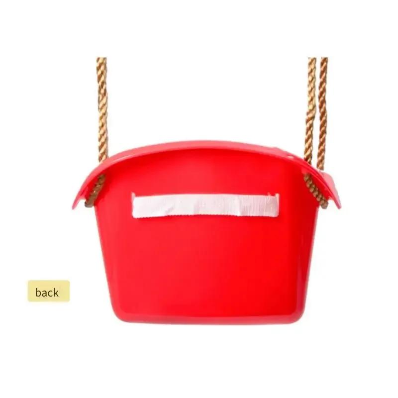 Children’s Swing Hanging Chair-Baby Hanging Basket Swing with Seat Belt & Accessories, Ideal for Home Backyard & Playground Toys