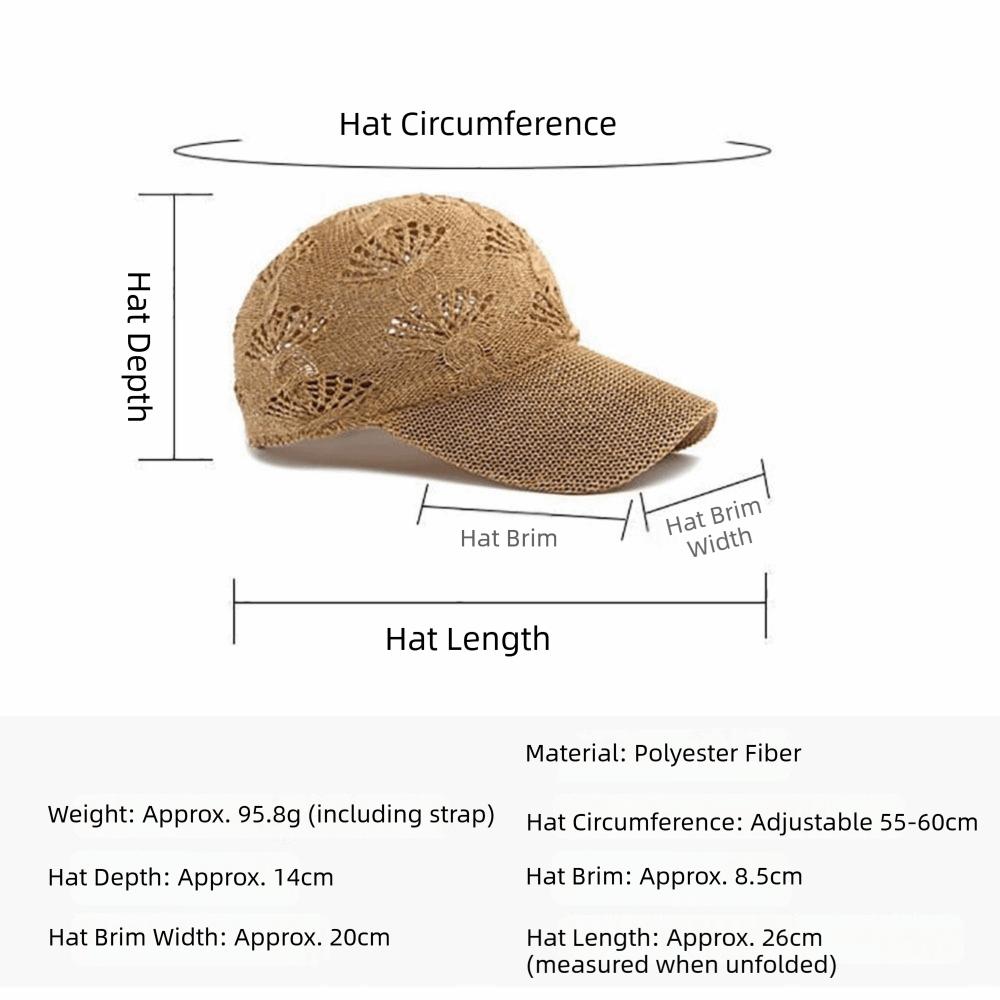 Casual Breathable Knit Hat Retro Adjustable Cap High Quality Mesh Hat Hiking Outdoor
