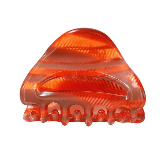 Hair Claw Triangle Hollow Design Back Head Hair Clip Anti-slip Teeth Strong Grip Shower Hair Clamp Versatile Use Hair Accessory