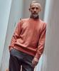 NOTIG Boucle Thierry Striped Sweater Orange_Okw3Swrl104O1