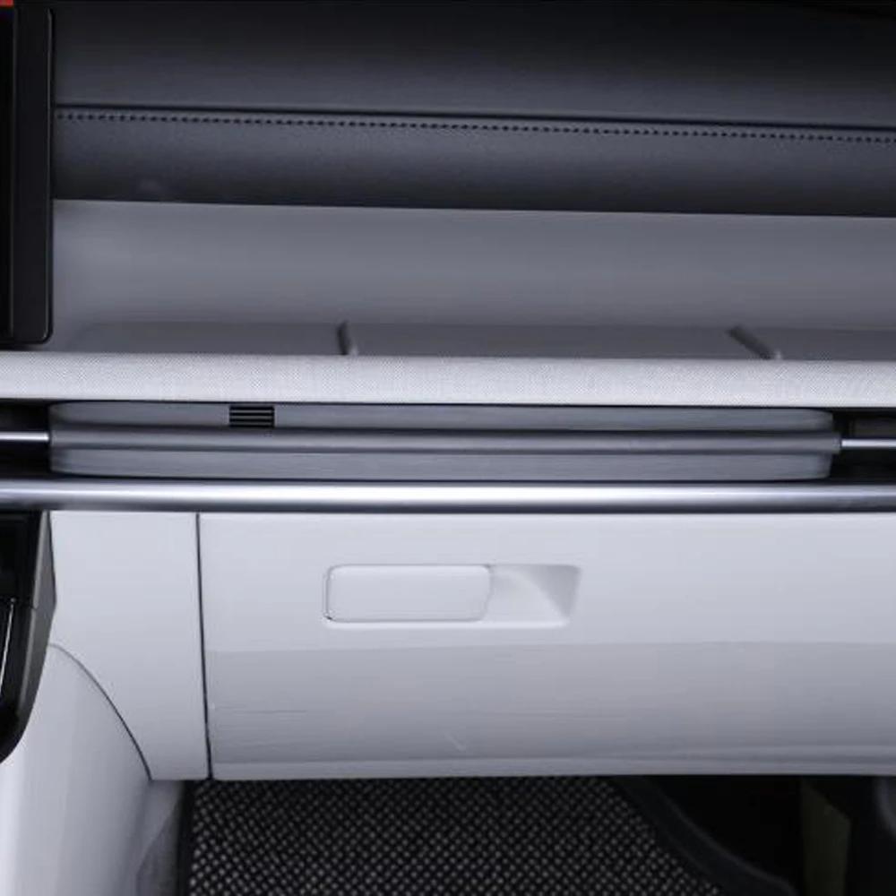Carbon Fiber Wood Grain Style Car Interior Dashboard Air Vent Decorative Stripes Cover Trim For Hyundai Tucson NX4 2026 LHD