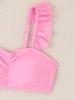 1 Set Bikini per Bambine Costume da Bagno a Tre Pezzi Costume da Bagno Bikini per Bambine Costume da Bagno per Neonate