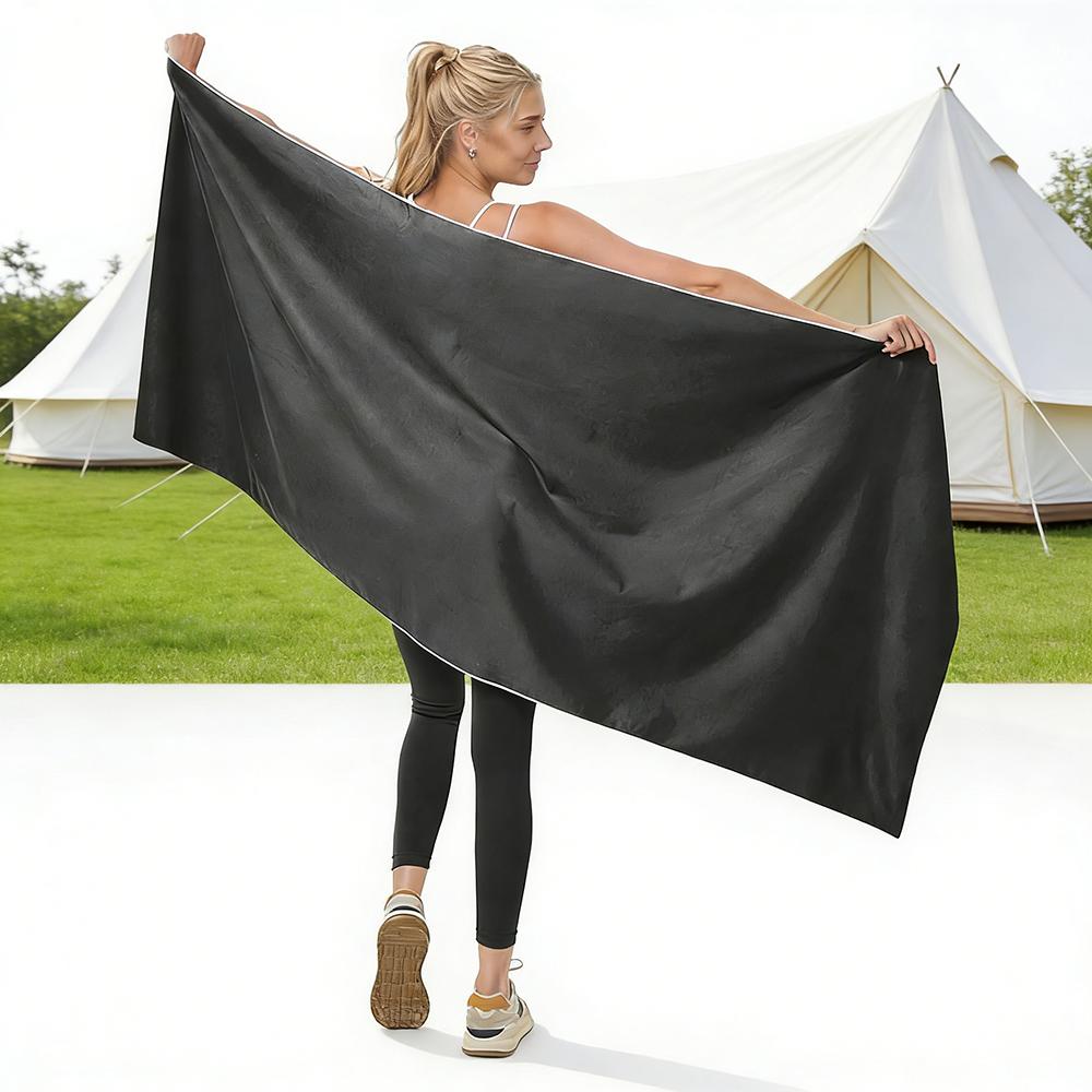 Sand Free Magnetic Beach Towel - Oversized Thick Microfiber Quick Dry Super Absorbent Towel for Beach Vacation Home Bathroom
