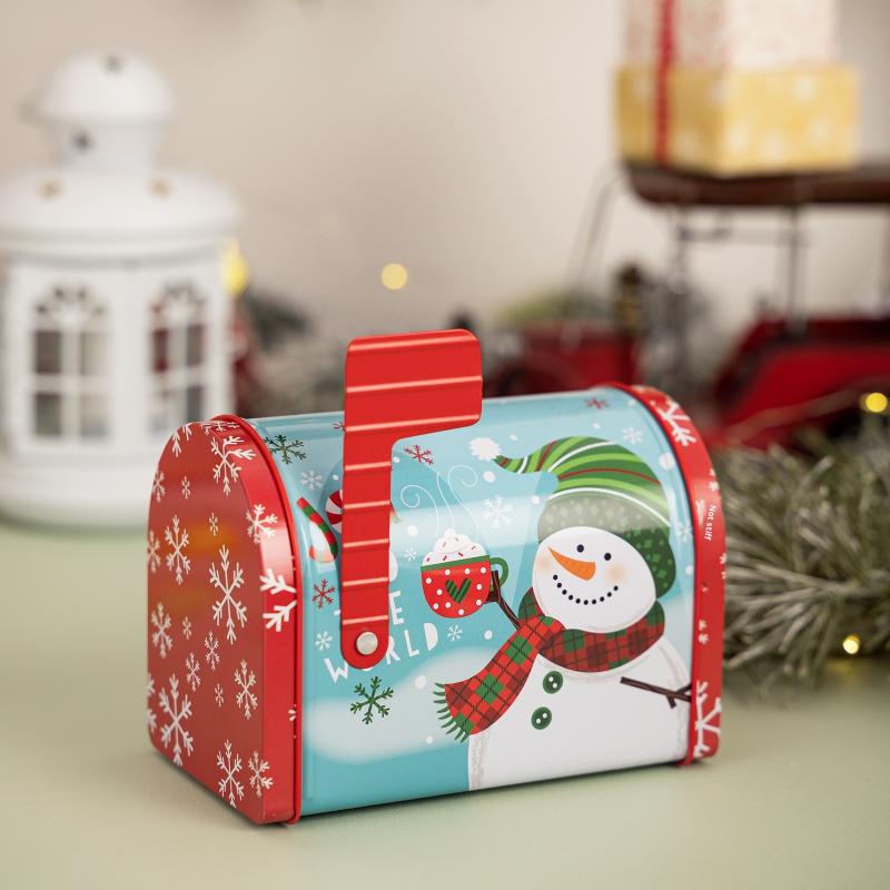 1pc Christmas Multi-Functional Gift Box Candy Box Keepsake Box New Christmas Decoration Tabletop Ornament Outdoor Gadgets