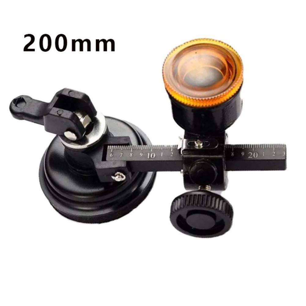 1pc Black Compasses Suction Aluminium Alloy For Cutting Glass Industrial Grade Glass Cutter Practical Easy To Use