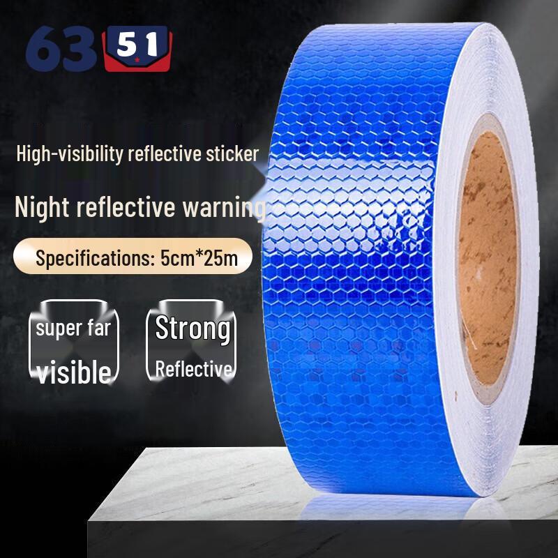 6351 Lattice Reflective Warning Tape 5cm x 25m