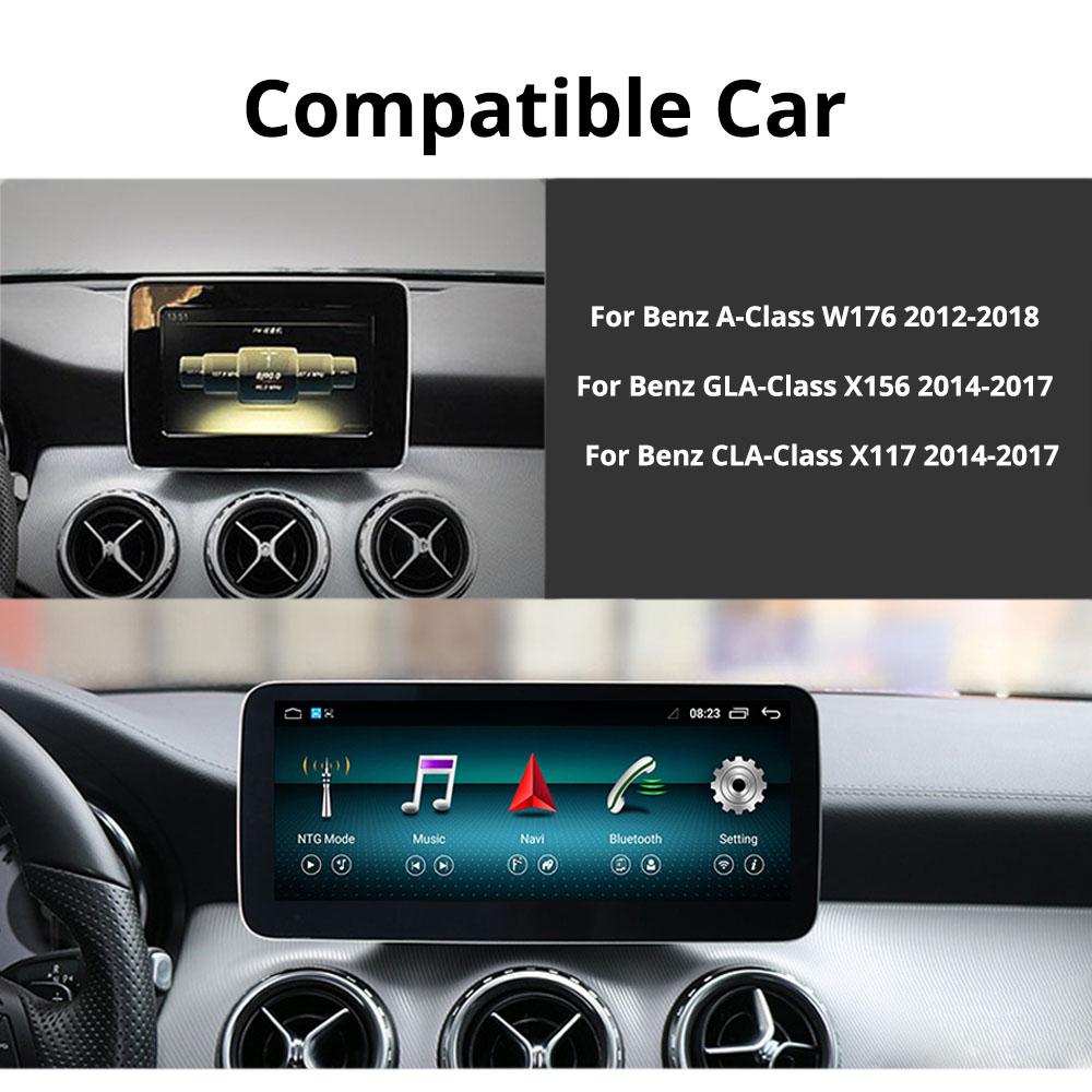 10.25'' 6+128G Android13 Car Multimedia Player For Mercedes A Class W176 LHD 2013-2018 NTG 4.5 5.0 Carplay GPS Navi BT