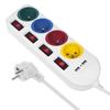 Extension Cord - Maclean - Mce229 - 4 Sockets + 2xUSB - Individual Switches - 1.5m White