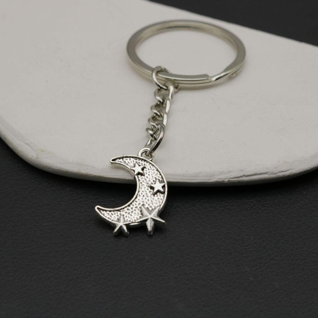 Star Moon Keychain Pendant