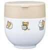 Insulated Lunch Bowl with Folding Rilakkuma Basic Box, Type, 540ml, Women's Size, 2-Tier, Handle, Design, LDNO6-A