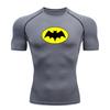 Men's Quick Dry Compression Fitness T-shirt, Breathable Stre