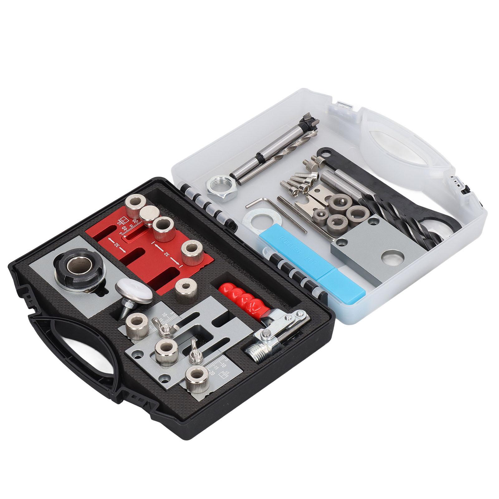 

Дюбельный кондуктор Направляющая для сверления отверстий Локатор Набор инструментов для сверления из алюминиевого сплава для деревообработки