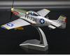 Diecast 1:48 Scale P51 Mustang Fighter Alloy Model Toy Simulates Military Combat Aircraft Model Souvenir Display Ornaments