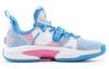 Men's Sneakers Anta GH2 Cushioning Slip Resistant Abrasion Resistant Low top Basketball Shoes Men's White Blue