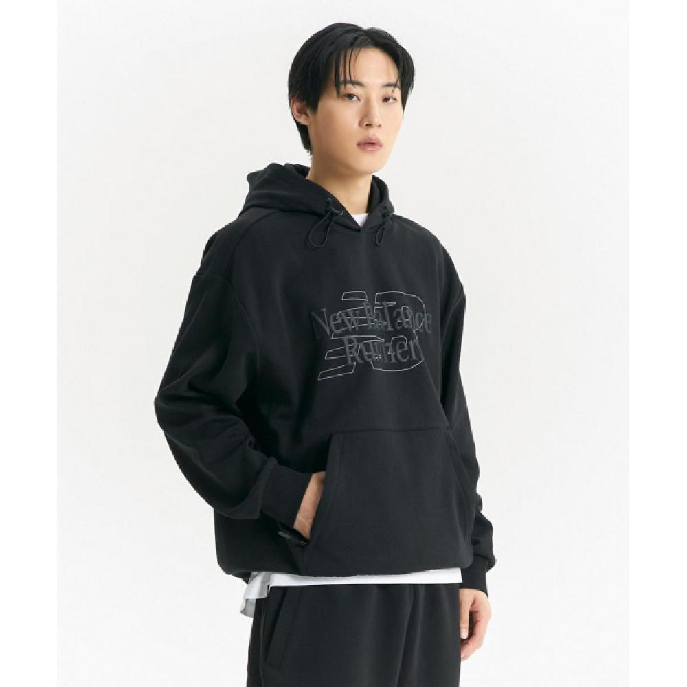 

NEW BALANCE NBN0E12333 ХУДИ UNI RUNNING ESSENTIAL ЧЕРНАЯ