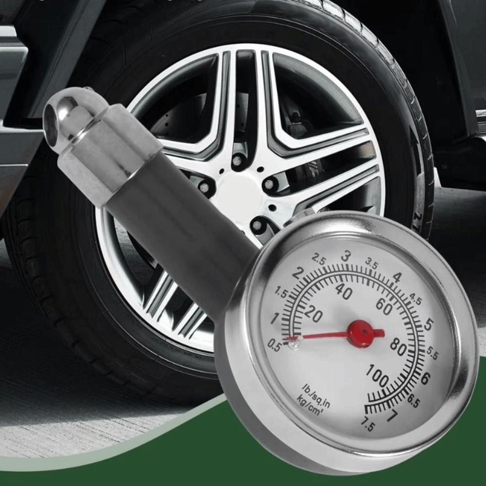 Mini Dial Tyre Meter High Precision Air Pressure Meter Pressure Detector Vehicle Testing