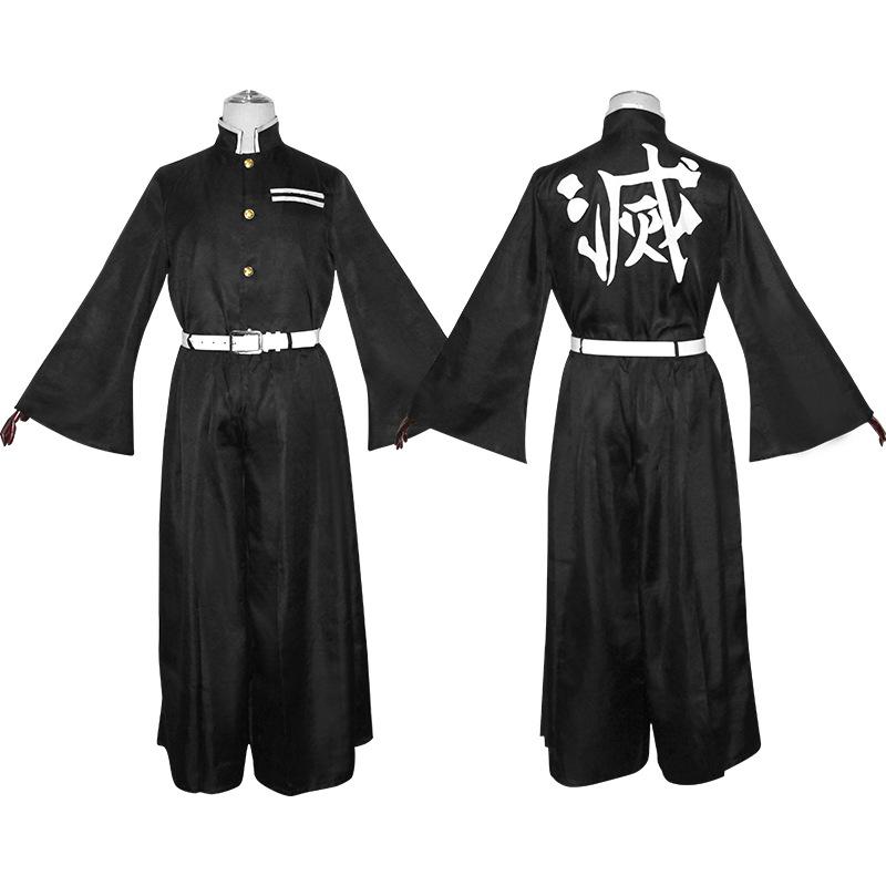Demon Slayer Muichiro Tokito Cosplay Outfit, Demon Slayer Corps Uniform, Mist Hashira Unisex Costume 0085