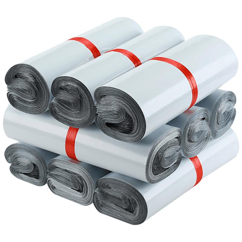 Haisteck White PE Courier Shipping Bags 28x42cm
