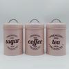 In-Stock Minimalist Metal Tea Caddy with Bamboo Lid for Snacks, Coffee, and Candy Storage