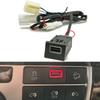 Red LED Light Car QC3.0 USB Charge Socket Single Charger Phone Charging Adapter Button For Volkswagen Multivan T6