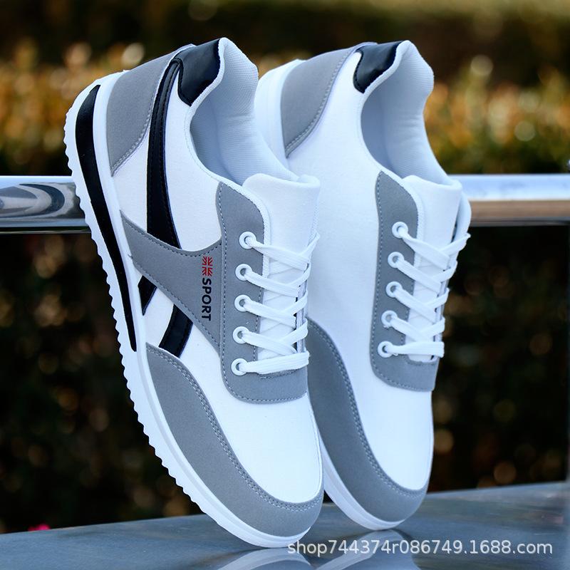 Cloth shoes spring and autumn non-slip sports casual shoes soft sole lace-up canvas shoes breathable