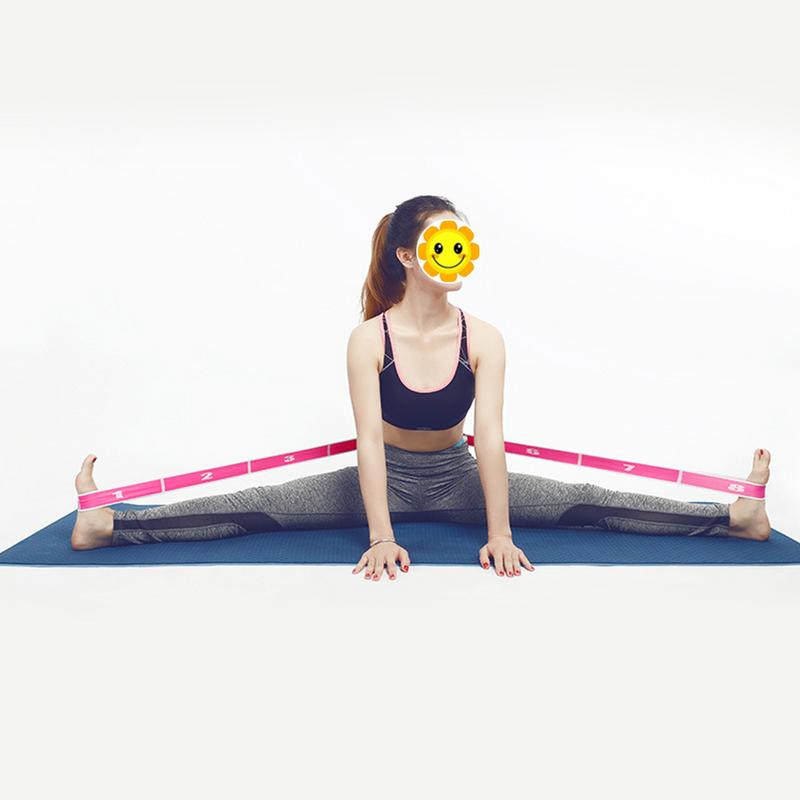 Pásek na jógu stahovací pás Polyester Latex Elastická protahovací guma pro latinské tance Jóga Pilates GYM Fitness Cvičení Gumy